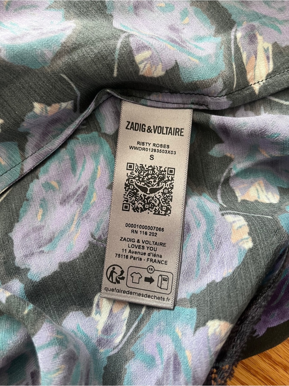 Zadig & Voltaire Risty Roses Lace-Trim High-Low Slip Dress - Picture 11 of 13